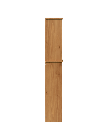 Armadio per Lavatrice marrone ambrato 72.5 x 27 x 161 cm