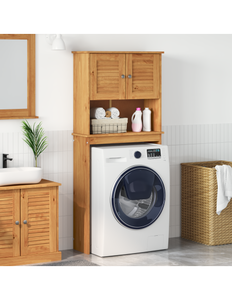 Armadio per Lavatrice con porta VIGO Marrone e Marrone Miele