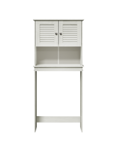 Armadio per Lavatrice con porta VIGO Bianco e Bianco Antico 2