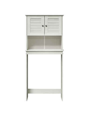 Armadio per Lavatrice con porta VIGO Bianco e Bianco Antico