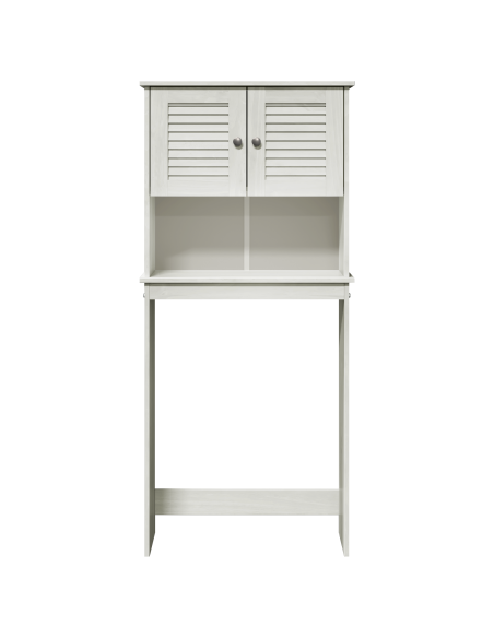 Armadio per Lavatrice con lo scaffale Bianco 72.5 x 27 x 161 cm