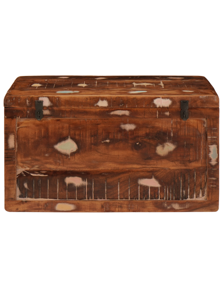 Scatola di Stoccaggio 70 x 35 x 40 cm legno massello di riciclo