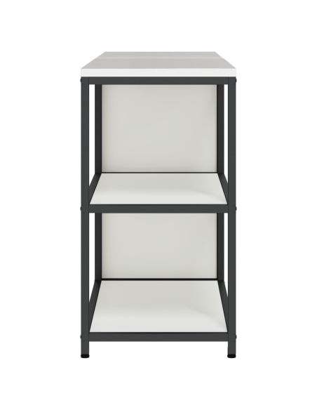 Set di Stoccaggio per Cucina 2 pcs Bianco 150 x 50 x 92 cm