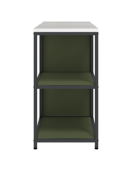 Set di Stoccaggio per Cucina 2 pcs Verde oliva 150 x 50 x 92 cm