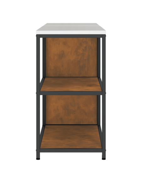 Set di Stoccaggio per Cucina 2 pcs Ruggine 150 x 50 x 92 cm