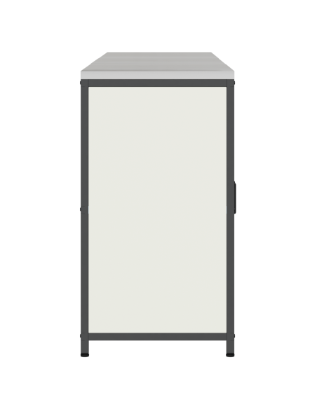 Set di Stoccaggio per Cucina con lo scaffale 3 pcs Bianco