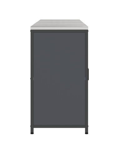 Set di Stoccaggio per Cucina con lo scaffale 3 pcs Antracite