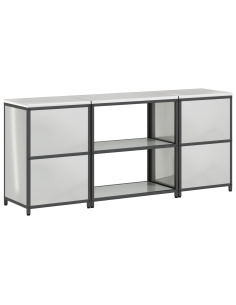 Set di Stoccaggio per Cucina 3 pcs Argento Acciaio zincato 2