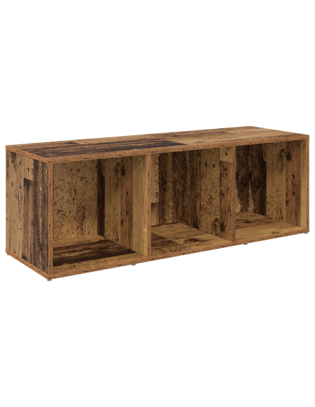 Mobile TV con lo scaffale 4 pcs Legno Antico 37 x 35 x 107.5 cm