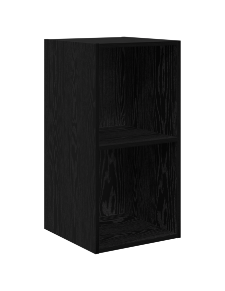 Mobile TV da Parete 4 pcs Rovere nero 37 x 37 x 72 cm