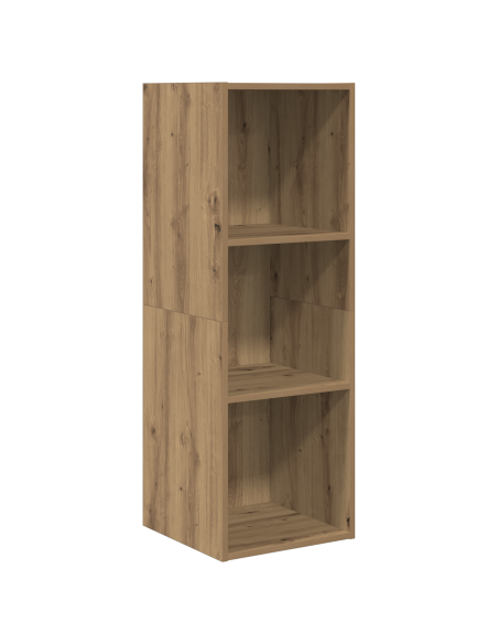 Mobile TV da Parete 4 pcs rovere artigianale 37 x 37 x 107.5 cm