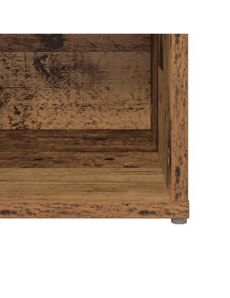Mobile TV con lo scaffale 4 pcs Legno Antico 37 x 35 x 107.5 cm