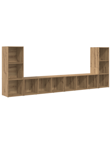 Set mobile TV 4 pcs Rovere artigianale 37 x 35 x 107,5 cm