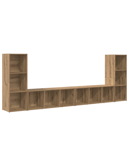 Set mobile TV 4 pcs Rovere artigianale 37 x 35 x 107,5 cm