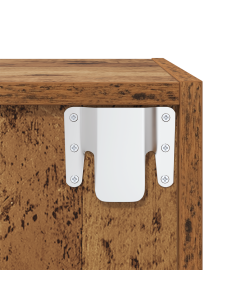 Set mobile TV 2 pcs Legno vecchio 37 x 37 x 142,5 cm 2