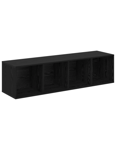 Set mobile TV 2 pcs Rovere Nero 37 x 37 x 142,5 cm