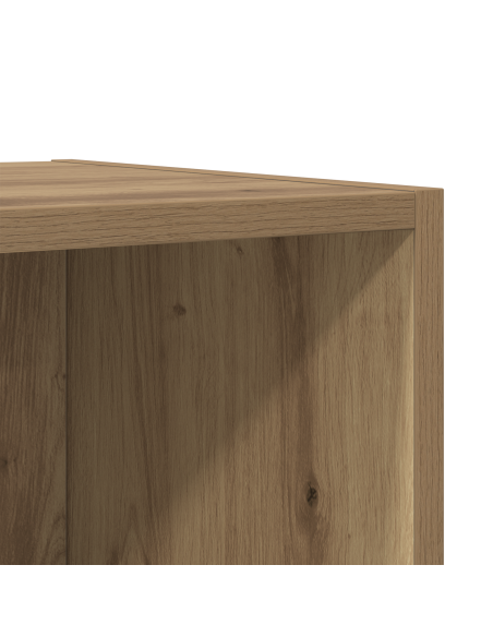 Mobile TV da Parete 4 pcs rovere artigianale 37 x 37 x 72 cm