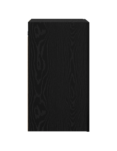 Mobile TV da Parete Rovere Nero 30,5 x 30 x 60 cm 2