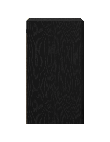 Mobile TV da Parete Rovere Nero 30,5 x 30 x 60 cm