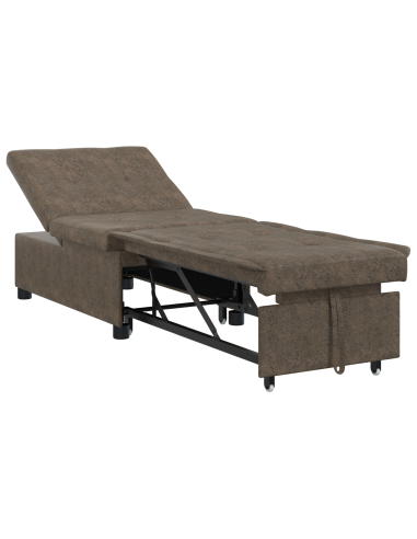 Divano letto Verde militare 194 x 67 x 82 cm Tessuto Huahua