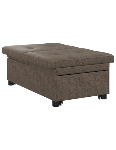 Divano letto Verde militare 194 x 67 x 82 cm Tessuto Huahua
