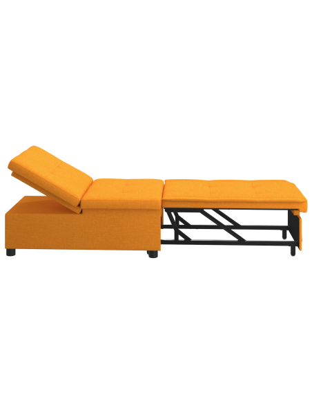 Divano Letto 3-in-1 di , in tessuto giallo scuro