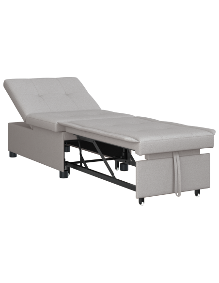 Divano Letto 3-in-1 Grigio Nuvola di