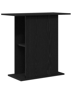 Supporto per Acquario Rovere Nero 75x36x72,5 cm in Legno Aggregato