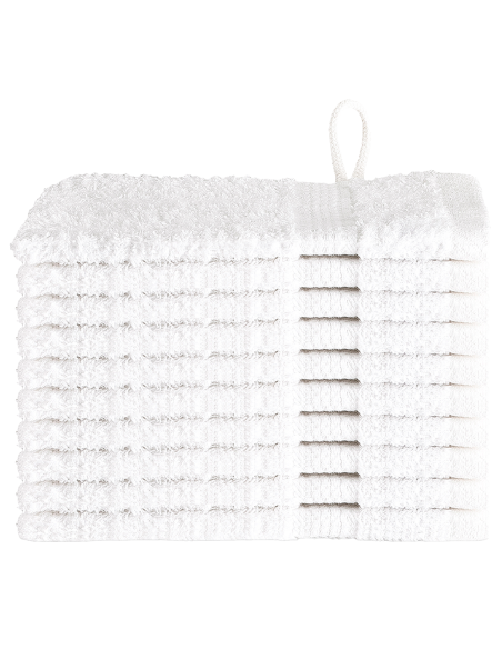 Fazzoletti 10 pcs Bianco 15 x 21 cm Cotone