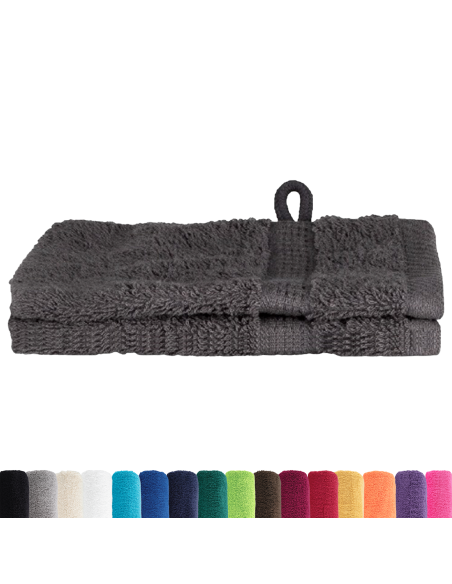 Fazzoletti 2 pcs Antracite 15 x 21 cm Cotone