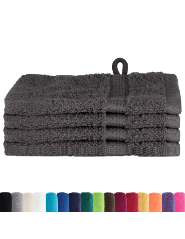 Asciugamano per Ospiti SOLUND Antracite 550 gsm