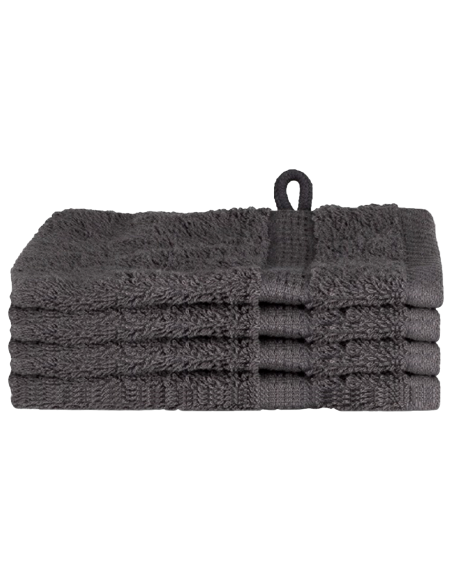 Fazzoletti 4 pcs Antracite 15 x 21 cm Cotone