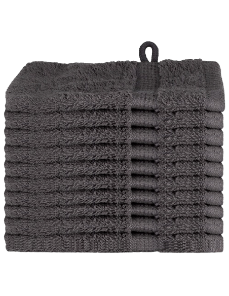 Fazzoletti 10 pcs Antracite 15 x 21 cm Cotone