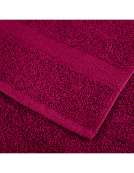 Asciugamano per Ospiti SOLUND Bordò 550 gsm