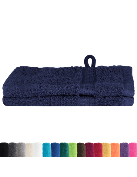 Fazzoletti 2 pcs Blu navy 15 x 21 cm Cotone
