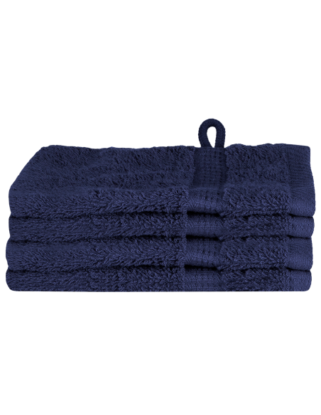 Fazzoletti 4 pcs Blu navy 15 x 21 cm Cotone