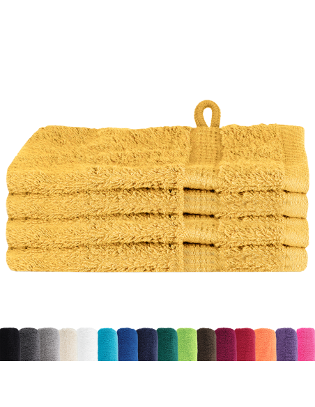 Fazzoletti 4 pcs Oro 15 x 21 cm Cotone