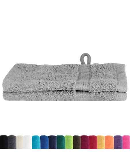 Asciugamano per Ospiti SOLUND Grigio 550 gsm