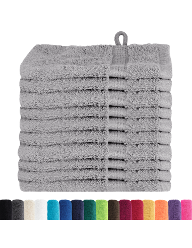 Asciugamano per Ospiti SOLUND Grigio 550 gsm