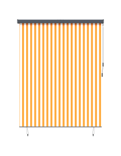 Tenda a rullo Bianco e Arancione 200 x 250 cm