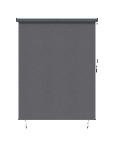 Tenda a rullo Rigato Antracite 200 x 250 cm Tessuto e Alluminio