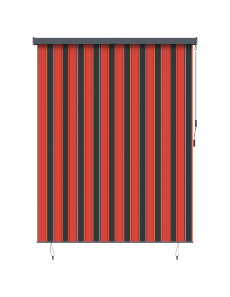 Tenda a rullo con tende Rigato Arancione e Marrone 200 x 250 cm