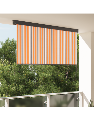 Tenda a rullo Giallo e Blu 200 x 250 cm Tessuto e Alluminio