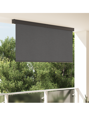 Tenda a rullo Rigato Antracite 200 x 250 cm Tessuto e Alluminio