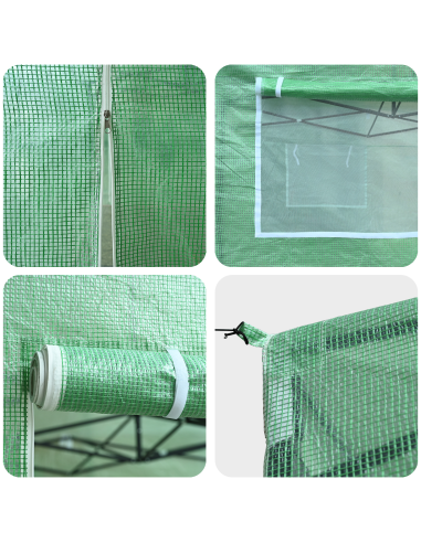 Serra con struttura pop-up Verde 290 x 290 x 315 cm Ferro