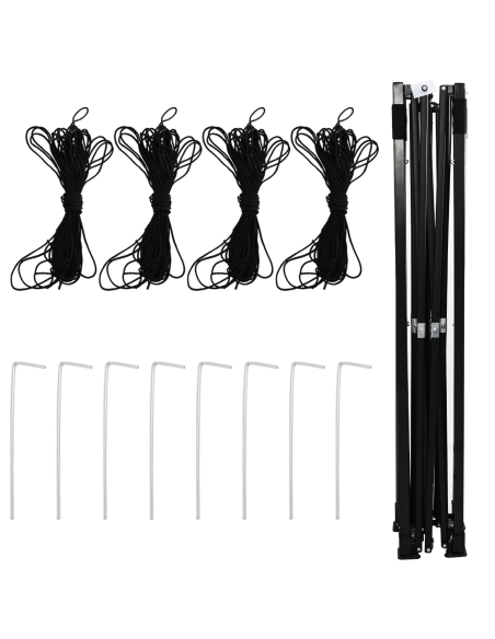 Serra con struttura pop-up Verde 290 x 290 x 315 cm Ferro