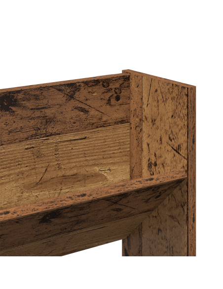 Armadi per scarpe da muro 2 pcs Legno antico 60 x 18 x 60 cm