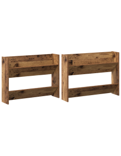 Mobile per scarpe 2 pcs Legno vecchio 80 x 18 x 60 cm 2