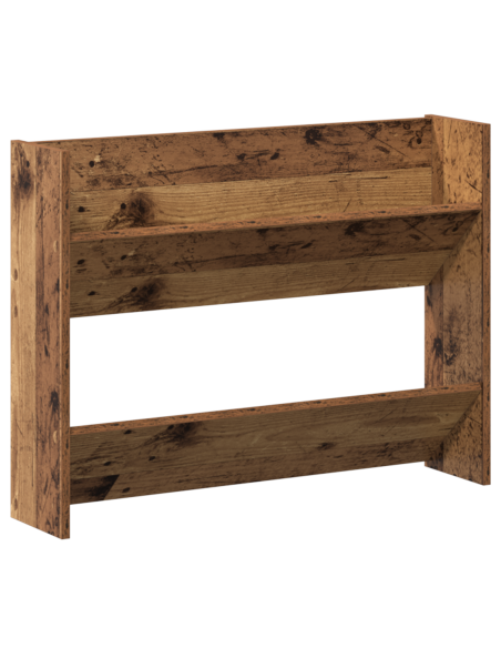 Armadi per scarpe da muro 2 pcs Legno antico 60 x 18 x 60 cm