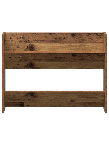 Armadi per scarpe da muro 2 pcs Legno antico 60 x 18 x 60 cm